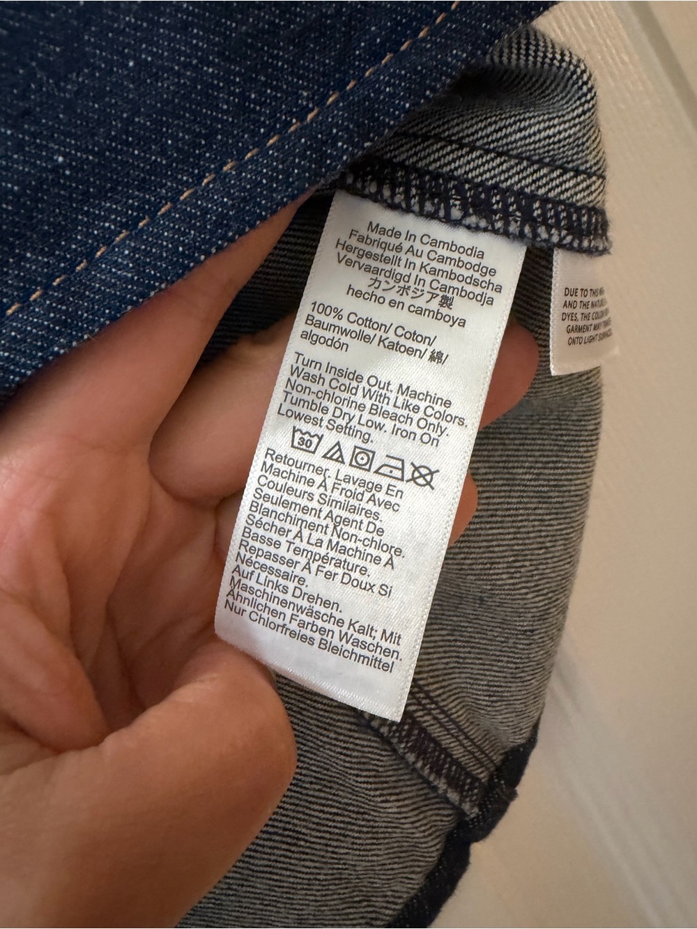 Madewell Denim Cutaway Vest size 0 - Picture 7 of 9